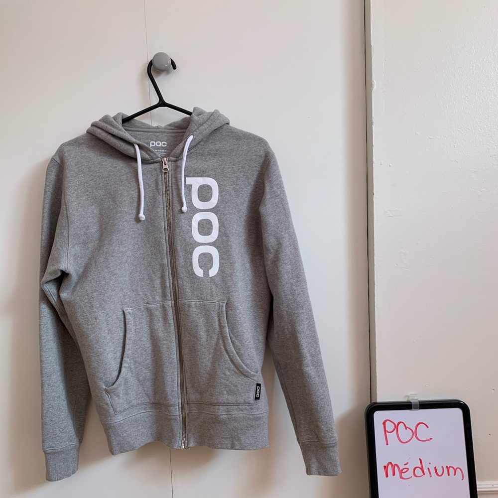POC zip up hoodie